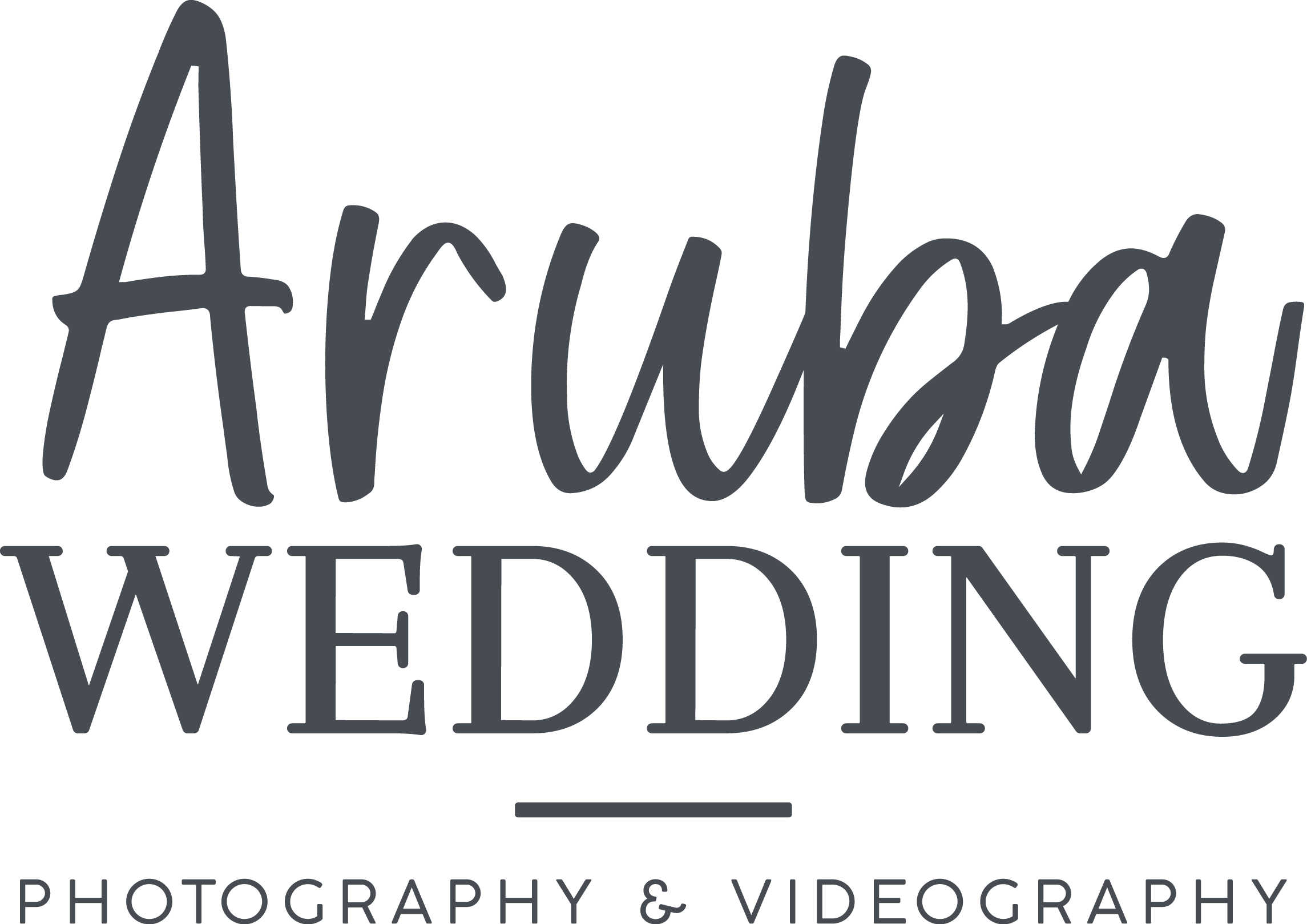 aruba wedding website logo
